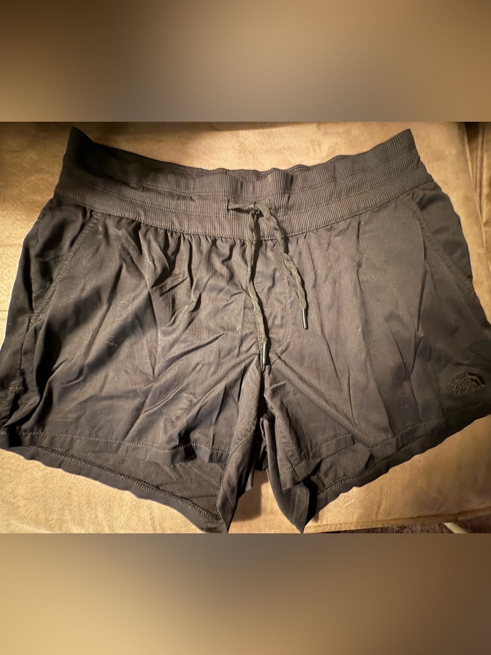 The North Face Women's Black Athletic Drawstring Shorts